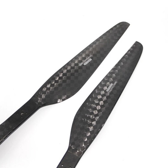 FLUXER Ultralight CF 24X7.2in Low Noise RC Plane Carbon Fiber Drone Parts Propeller for Endurance Flight